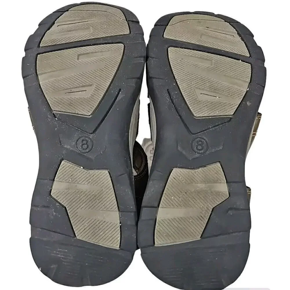Earth Spirit Men's Sandals Jacob 2 Brown Arch Support Size 8.